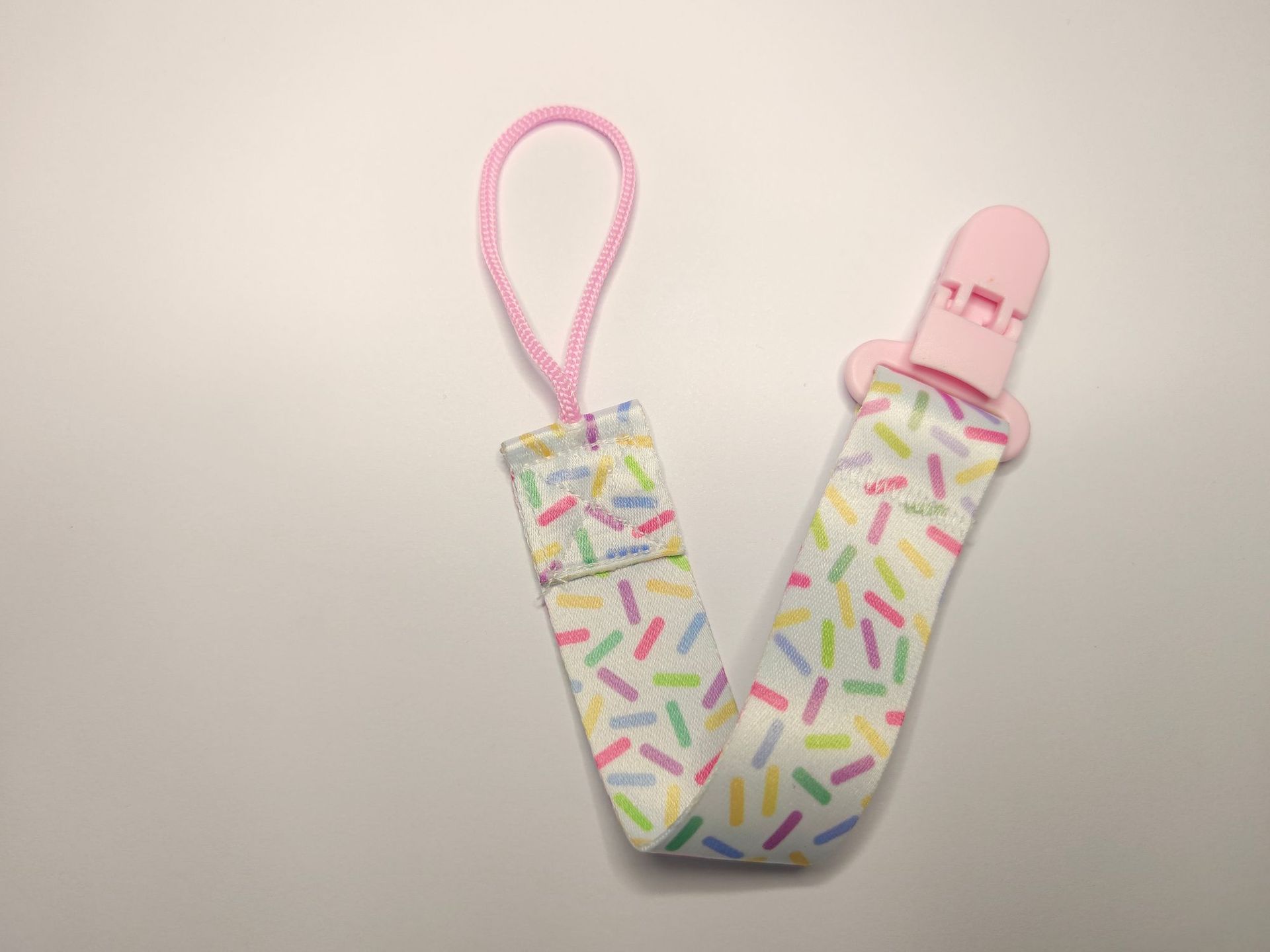 Picture of Factory in stock direct double-sided floral pacifier chain baby toy teether anti-drop chain lanyard baby anti-drop strap