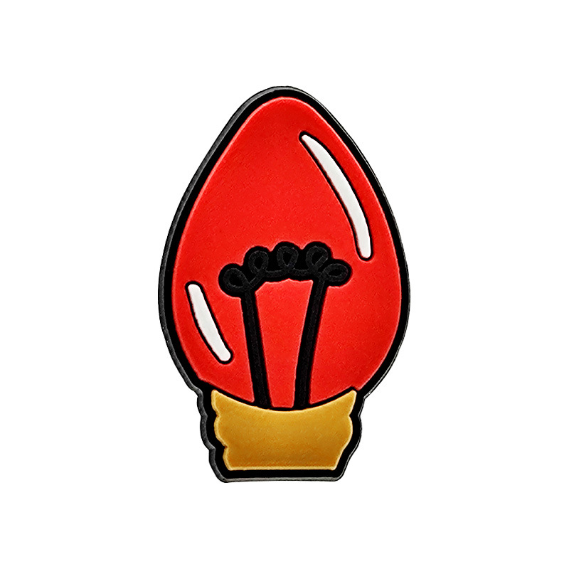 Picture of New Cave Shoes Accessories PVC Shoe Flower Shoe Buckle Cute Cartoon Christmas Holiday Peripheral DIY Decorative Shoe Flower Buckle