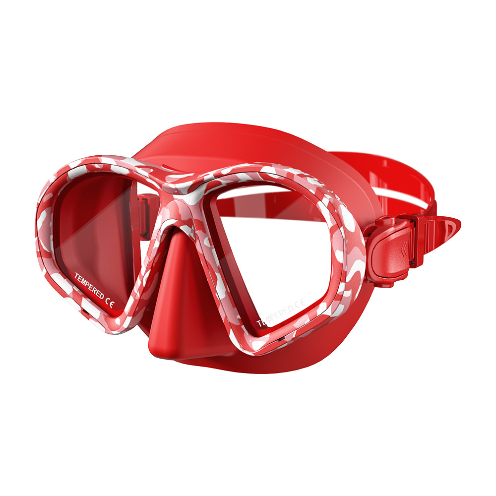 Picture of Free diving glasses myopia lens diving mirror camera bracket silicone snorkeling mirror snorkeling equipment