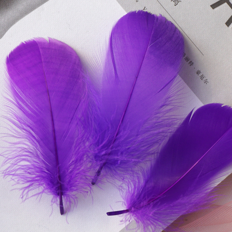 Picture of Color feather DIY floating dyeing goose feather dream catcher wave ball gift box filling decorative materials wholesale