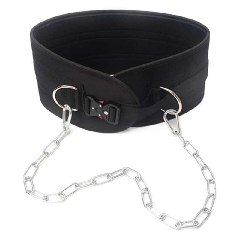 Cross-border metal buckle load-bearing indoor single parallel bars pull-up force thickened iron chain widened load-bearing protective belt