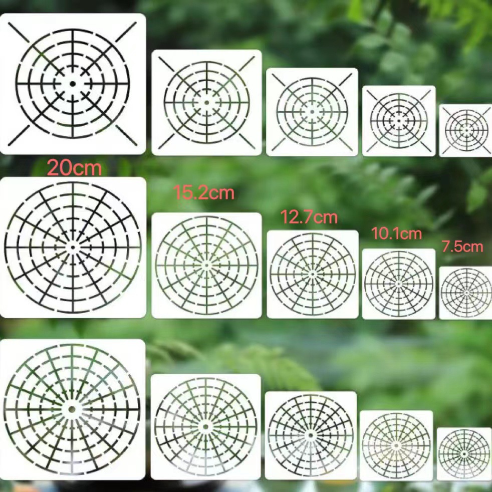 Cross-border hot sale Mandala stone painted DIY hand painted Mandala template auxiliary painting tool Template