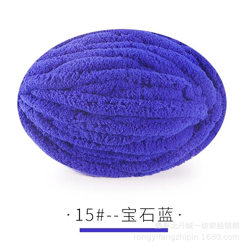 Picture of Extra Thick Ice Strip Wool Handmade Blanket Coral Fleece Ice Strip Novice Scarf Line Cushion Blanket Line