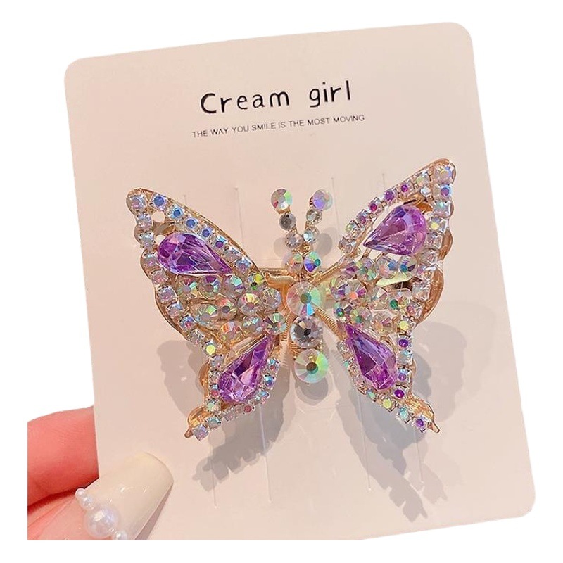 Children's Hairpin Girl's Cute Moving Butterfly Hairpin Headdress Girl's Super Fairy Side Clip Bangs Clip Hair Accessory