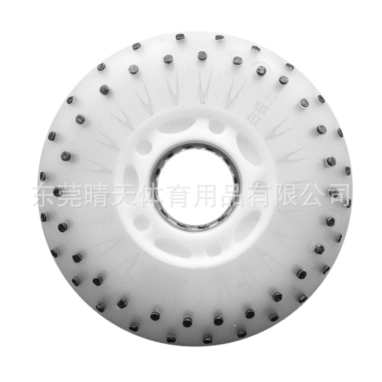 Picture of Factory wholesale skates children's flash wheel roller skates straight row luminous wheel adult roller skating PU speed skating flash