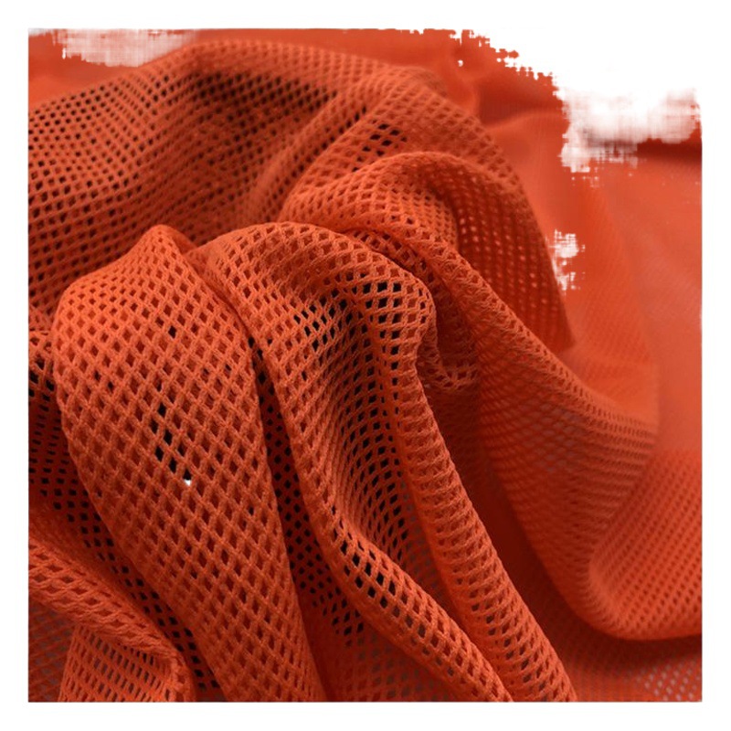 Picture of Wholesale Mesh Low Elastic Four Corner Mesh Fabric in stock Small Four Corner Mesh Fabric Hat Sports Clothing Inner Mesh Fabric