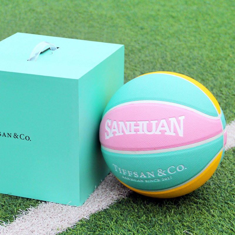Picture of Three-ring star basketball to send boys boyfriend Tanabata Valentine's Day birthday gift box No.7 pu basketball wholesale