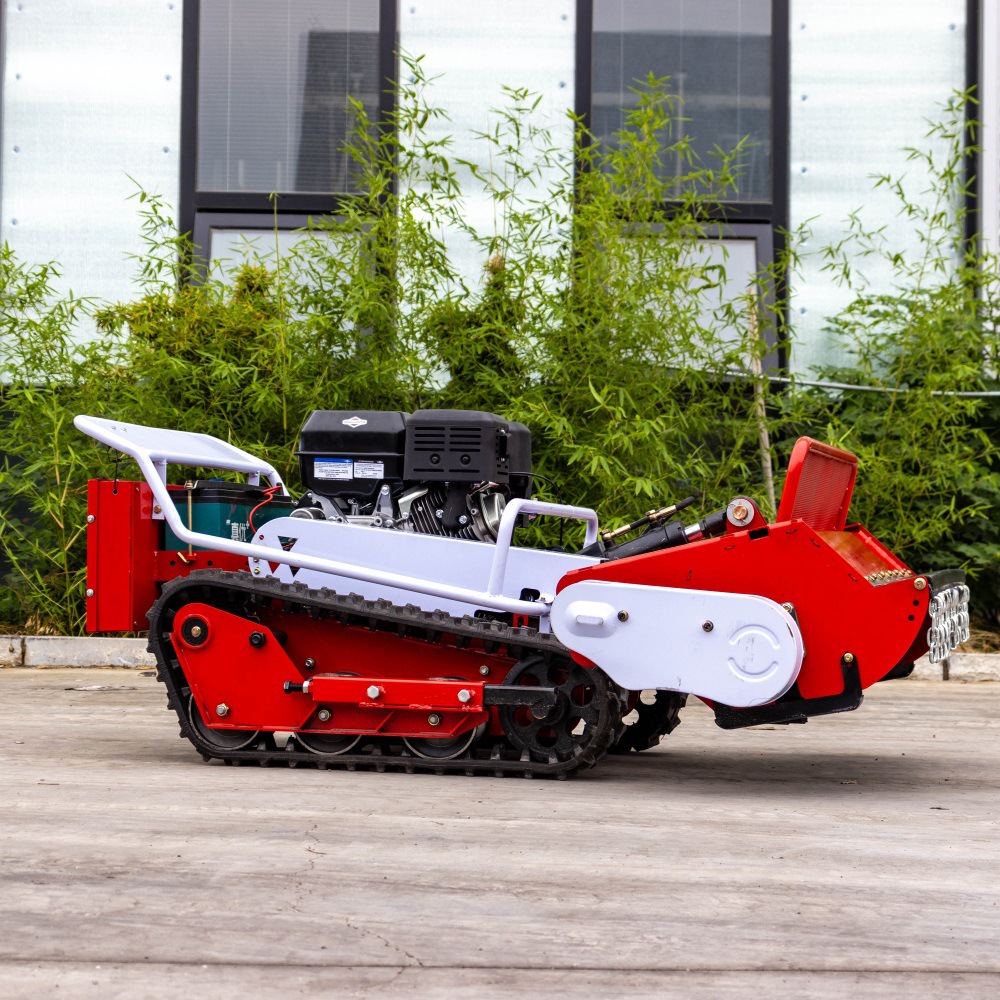 Export France crawler remote control lawn mower garden orchard intelligent lawn mower river bank climbing mowing lawn mower