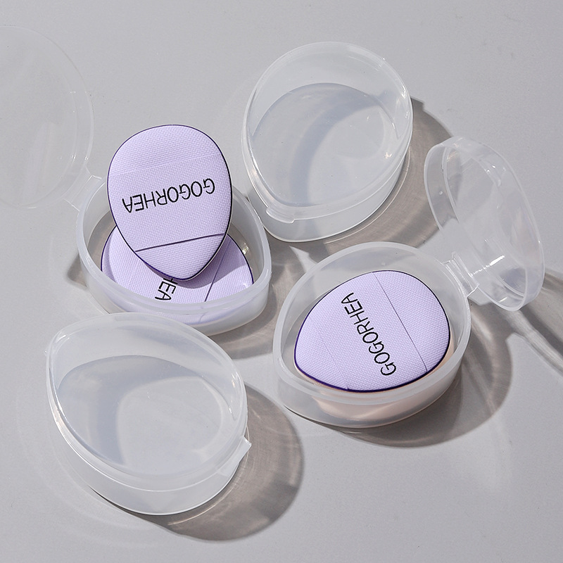 2 Pack Mini Finger Puff Storage Box Empty Box Mini small size Marshmallow Air Cushion Thumb Puff Box