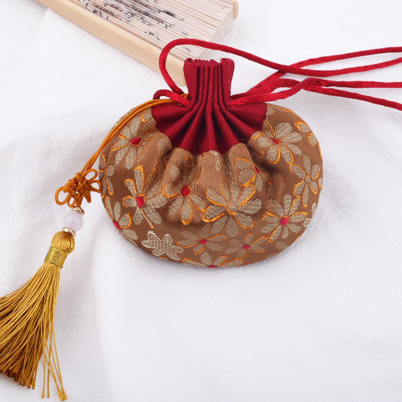 Picture of Carry-on antique sachet sachet empty bag Dragon Boat Festival Wormwood sachet Chinese style purse Hanfu accessories manufacturers