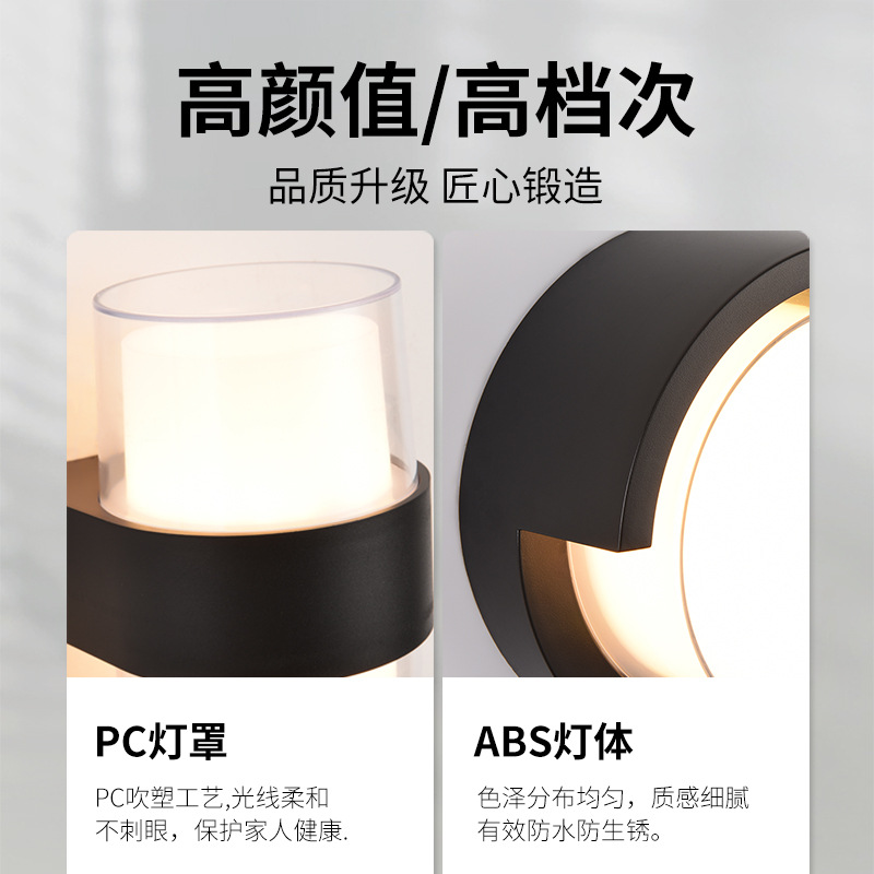Picture of Wall lamp outdoor villa courtyard terrace door outdoor lighting Chinese waterproof balcony lamp pillar wall lamp 125