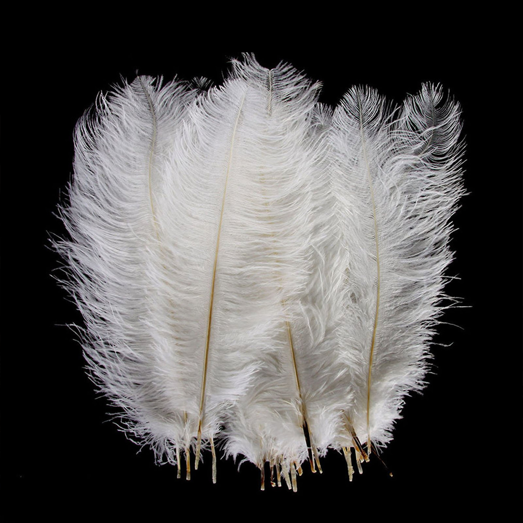 Picture of Ostrich hair 15-20cm mask color feather ear picking accessories DIY jewelry wedding decoration props a variety of colors