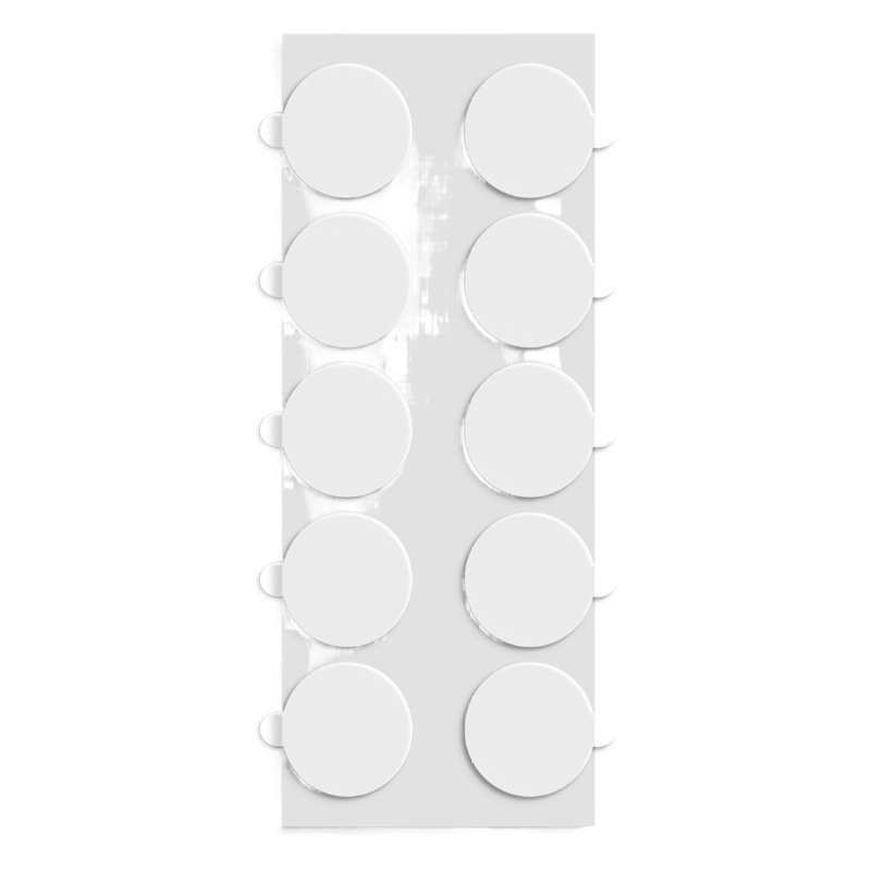 Amazon explosions easy to tear round seamless nano glue easy to tear strong adhesive double-sided adhesive round stickers removable dot glue wholesale