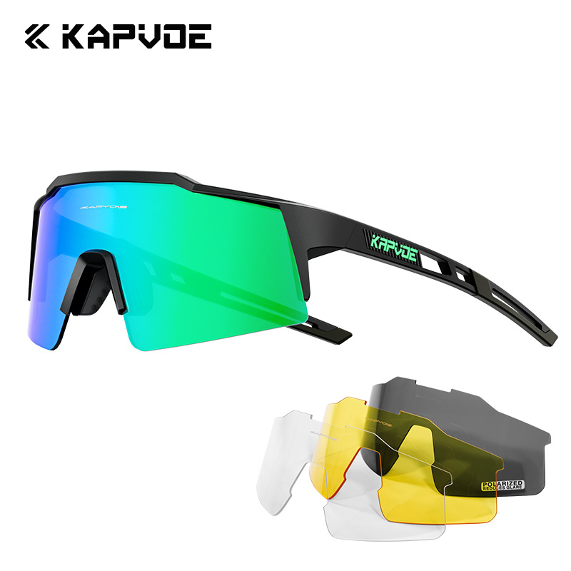 Picture of Kapvoe Cycling Glasses Four-Lens Set Bicycle Windproof Goggles Road Bike