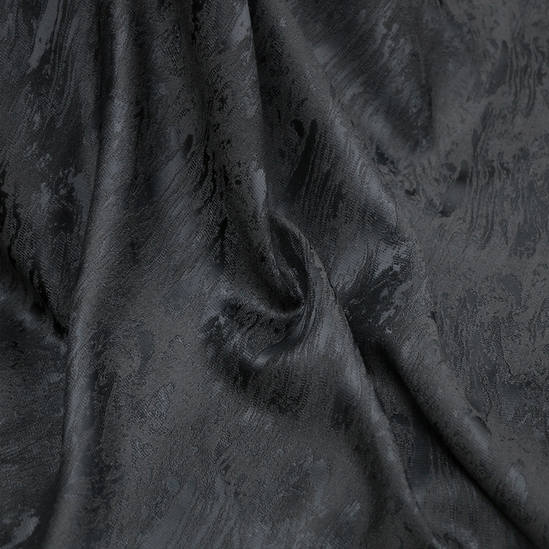 No one has me, 51 mom door width, 138 heavy human silk wool, water ripple, three-dimensional jacquard fabric, autumn and winter fabric