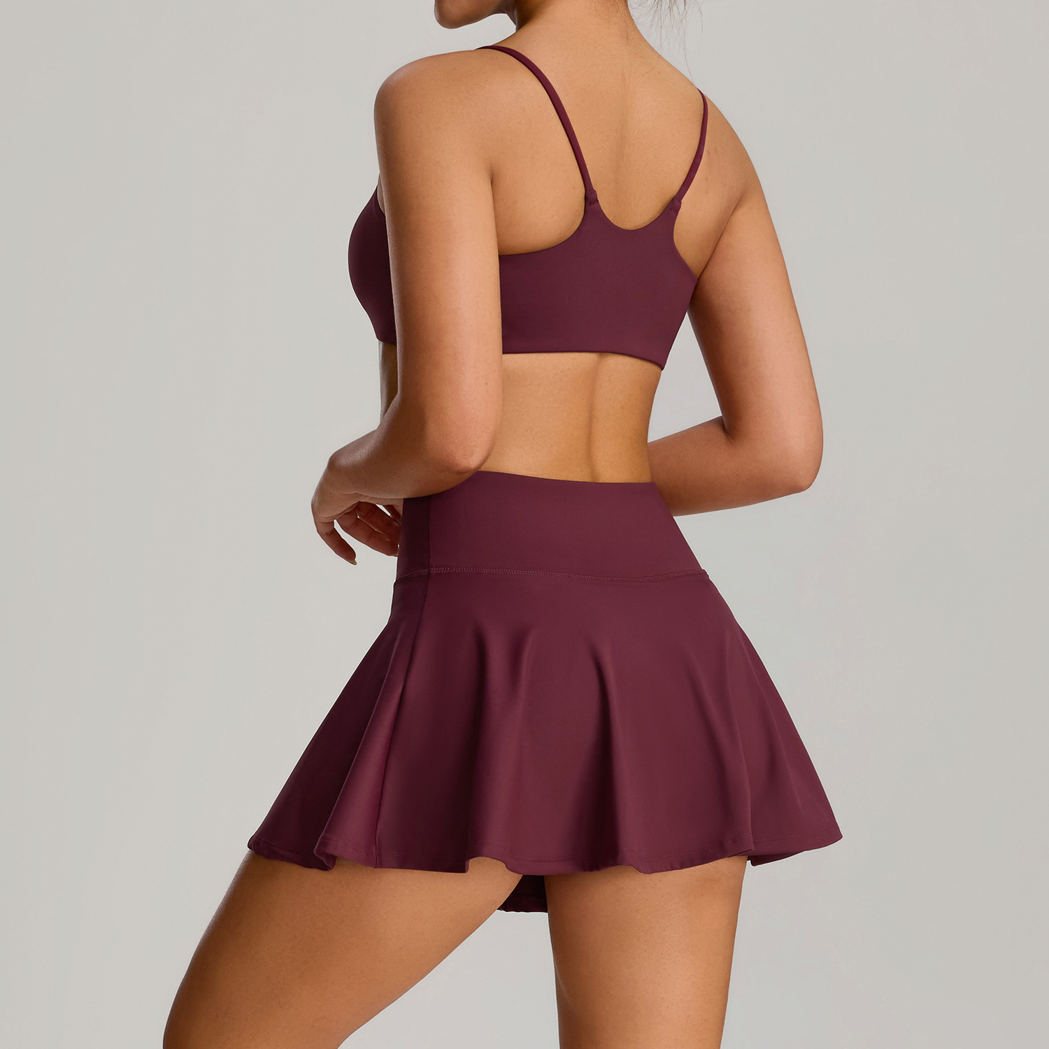2025 Summer New Tennis Sports suit Women's Outdoor Workout Yoga Suit suit Quick-drying Stretch Fitness Suit
