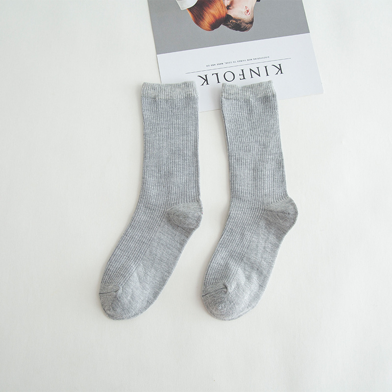 Picture of Spring and summer women's socks solid color dopamine color tube socks Zhuji pile socks ladies candy color socks cotton socks