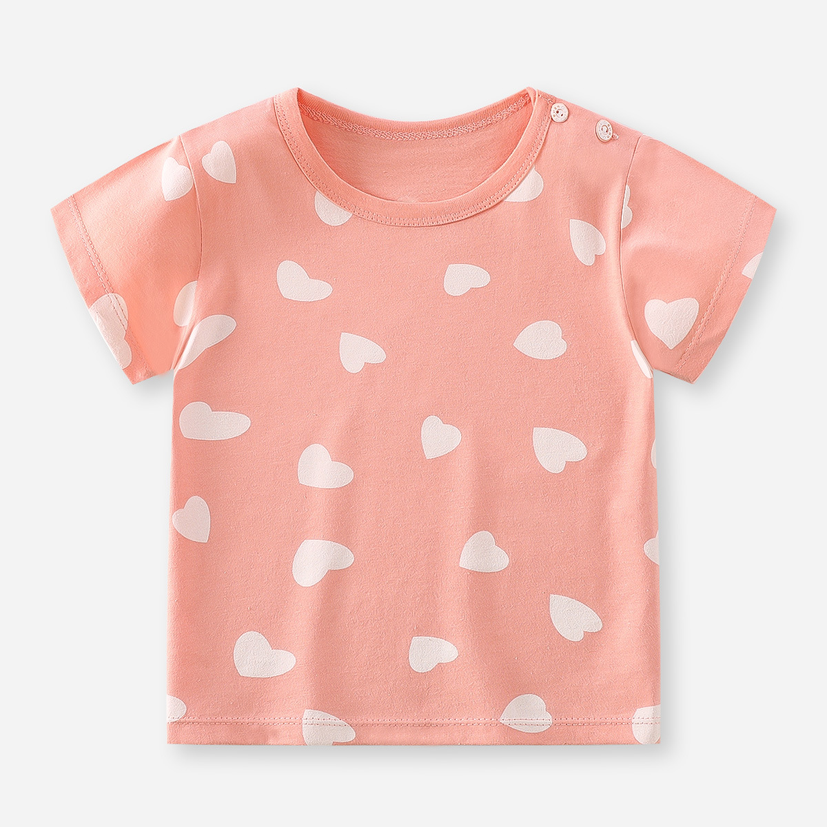 Picture of Children's Short-sleeved T-shirt Cotton New Children's Summer Baby Clothes Boys' Thin Girls' Top Summer Children's Clothing