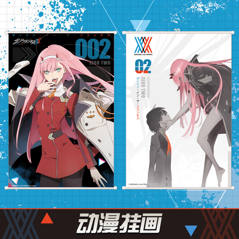 Starwood Genuine Darling in the Franxx 02 Wall Art Painting Nordic Wall Hanging