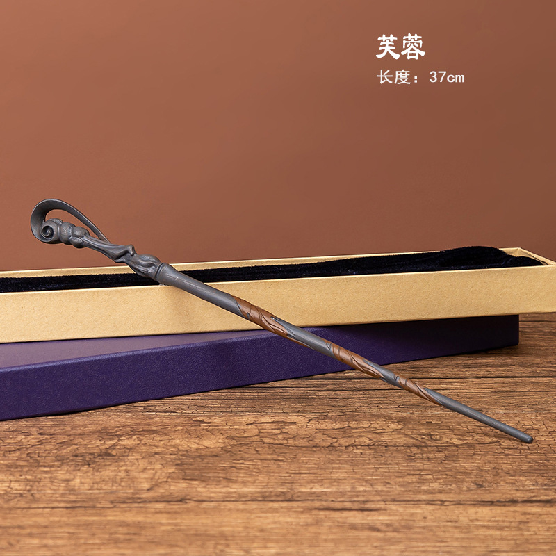 Picture of Harry Magic Wand Hermione Magic Wand Dumbledore cos Props Halloween Metal Core in stock Bare Wand