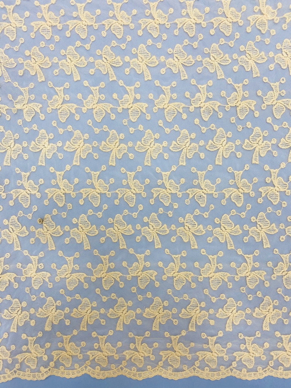 New products on the shelves of cotton thread bilateral positioning embroidery small cute bow pattern large factory quality favorably
