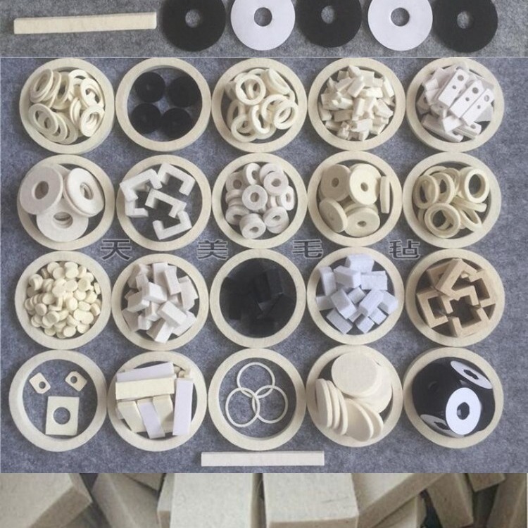 Industrial wool felt strip sealing ring high density dustproof oil seal high temperature resistant felt gasket sealing strip gasket shaped felt