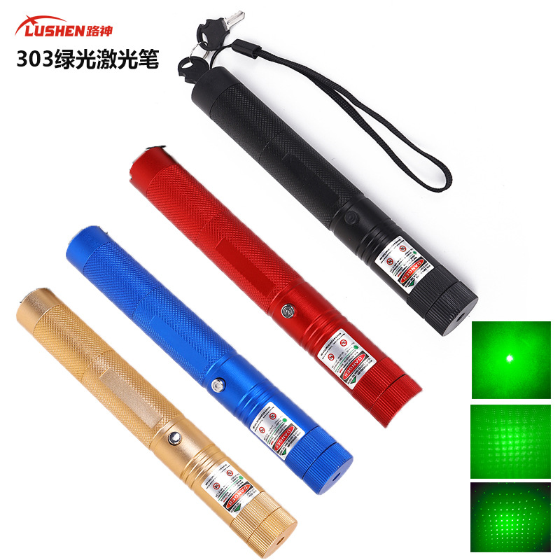 303 green light gypsophila laser flashlight long-range intense laser light pointer infrared sales sand table laser pen