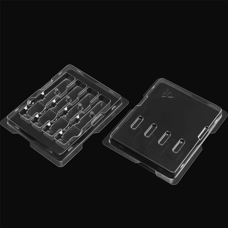 Picture of Pet upper and lower cover blister packaging bottom cover electronic components packaging box PCB circuit board anti-static blister tray