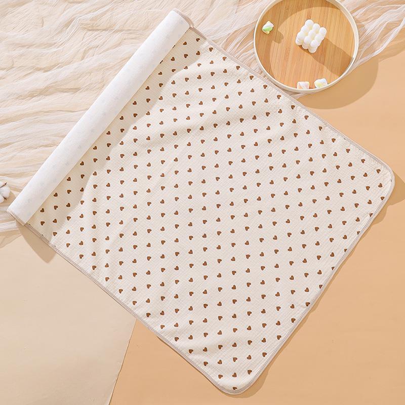 Picture of Baby Waterproof Washable Diaper Pad Neonatal Breathable Anti-seepage Pad Baby Cotton Diaper Pad Aunt Pad Physiological Pad
