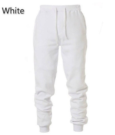 Picture of Men's casual solid color all-matching sweatpants spring and autumn sports breathable harem pants fashionable all-matching ankle-tied pants