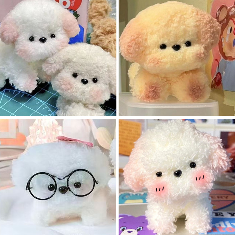 Picture of 15mm Coral Fleece Twist Stick Puppy Material Pack Accessories Encrypted Thickened Wool Strip Handmade DIY Plush Doll