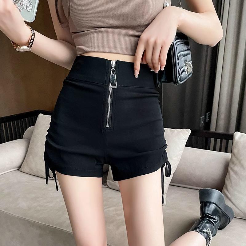 Picture of Fall 2023 high waist slimming drawstring casual pants hot pants hot girl shorts Women's Small design sense niche pants