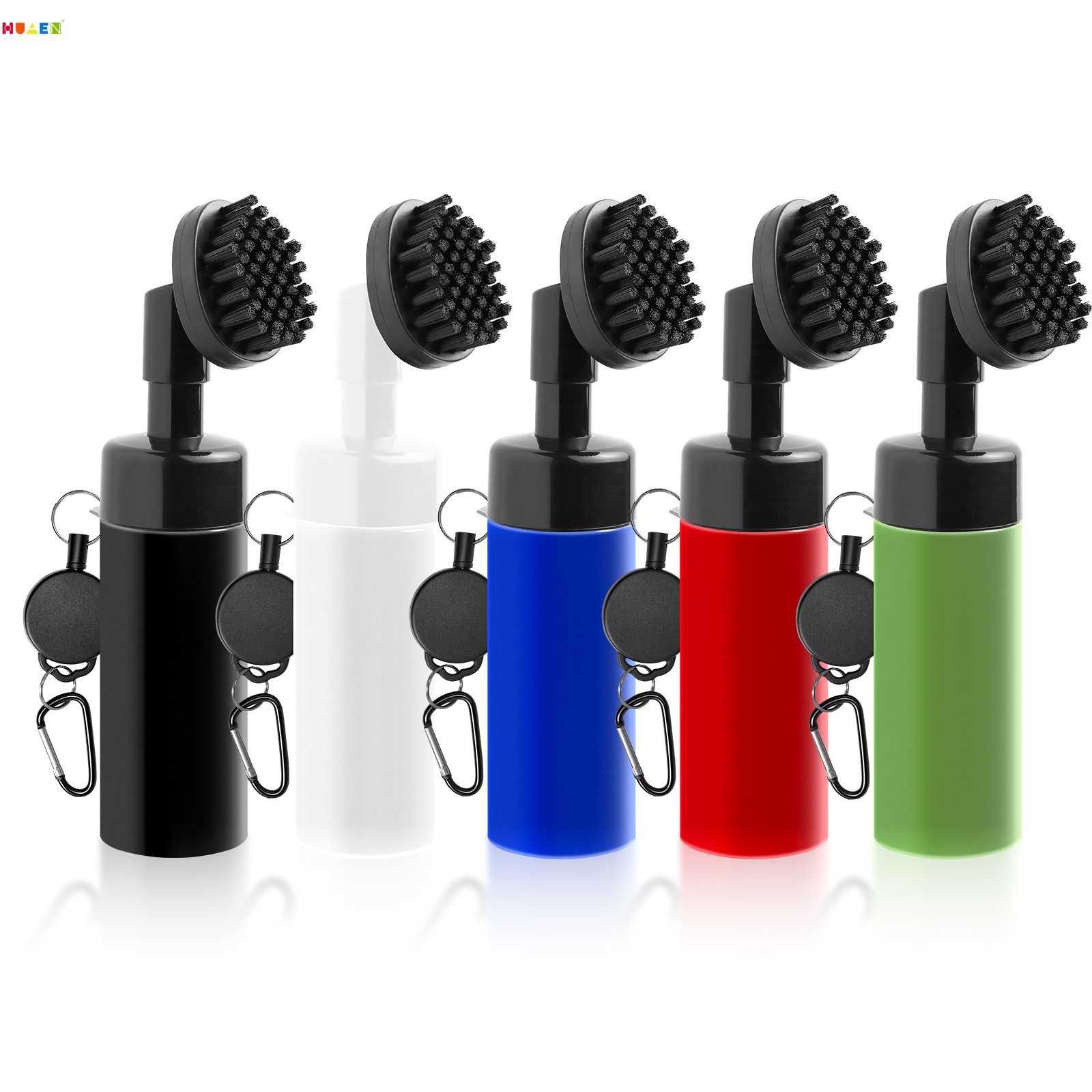 Cross-border new golf club cleaning brush, water spray brush, press-type multifunctional ball brush, golf course accessory brush