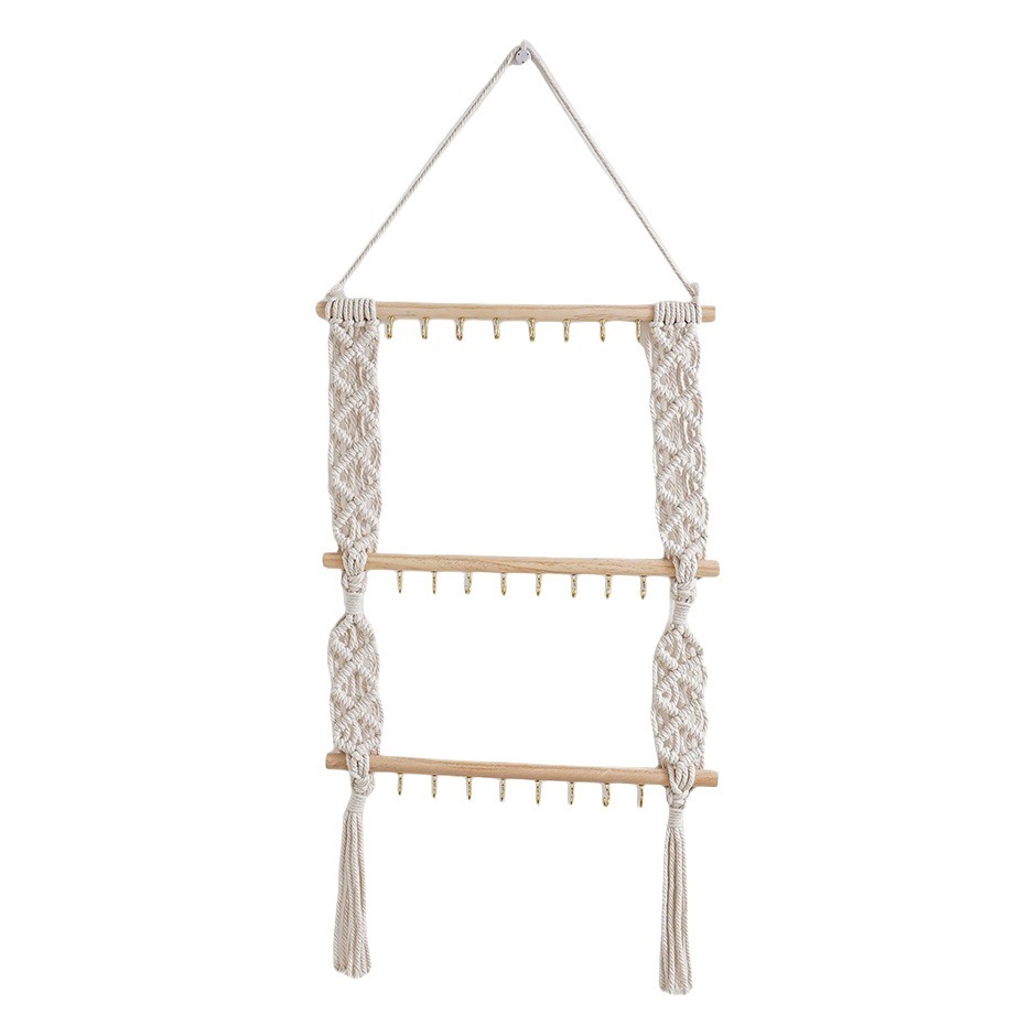 Bohemian Cotton Rope Hand Braided Hair Band Hair Accessories Hair Clip Storage Rack Home Wall Tapestries Tapestries
