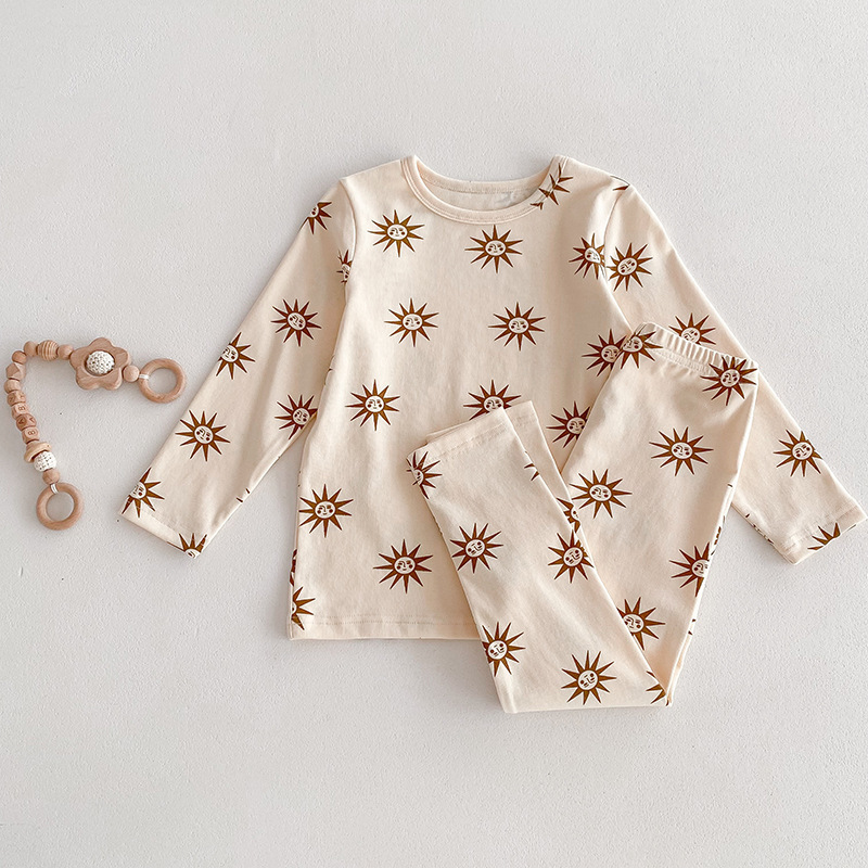 Picture of Children's Pajamas, Baby Autumn Clothes and Long Trousers, Kidsren's Home Clothes, Category a Pure Cotton Pajamas for Boys and Girls, Boys' Home Clothes