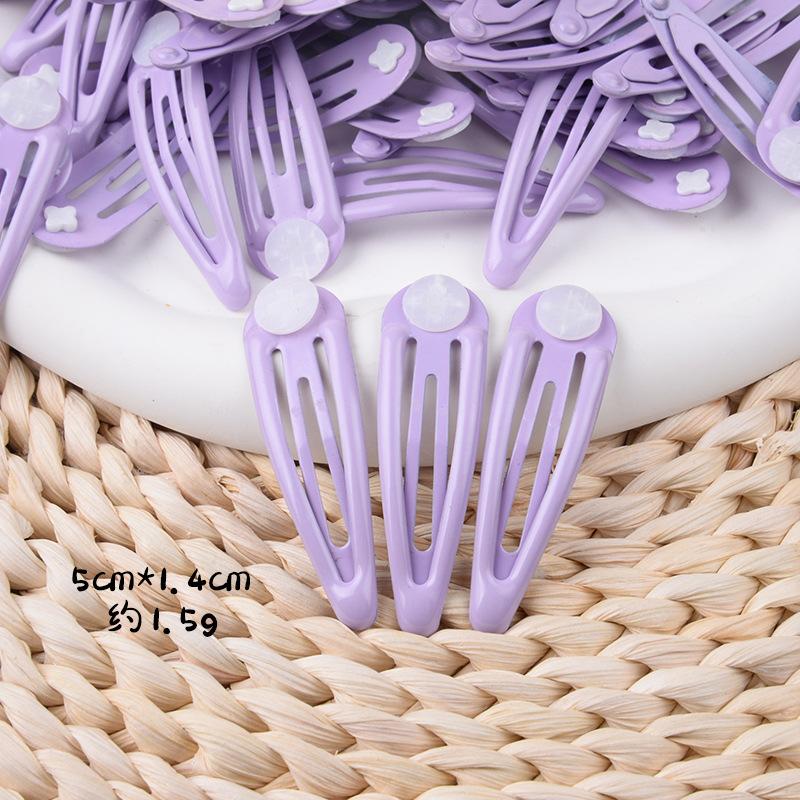 Picture of Candy Colorful Hairpin Hyuna Style Colorfulful Water Drop Clip Glue Bb Clip Hairpin Duckbill Clip Korean DIY Headwear Wholesale
