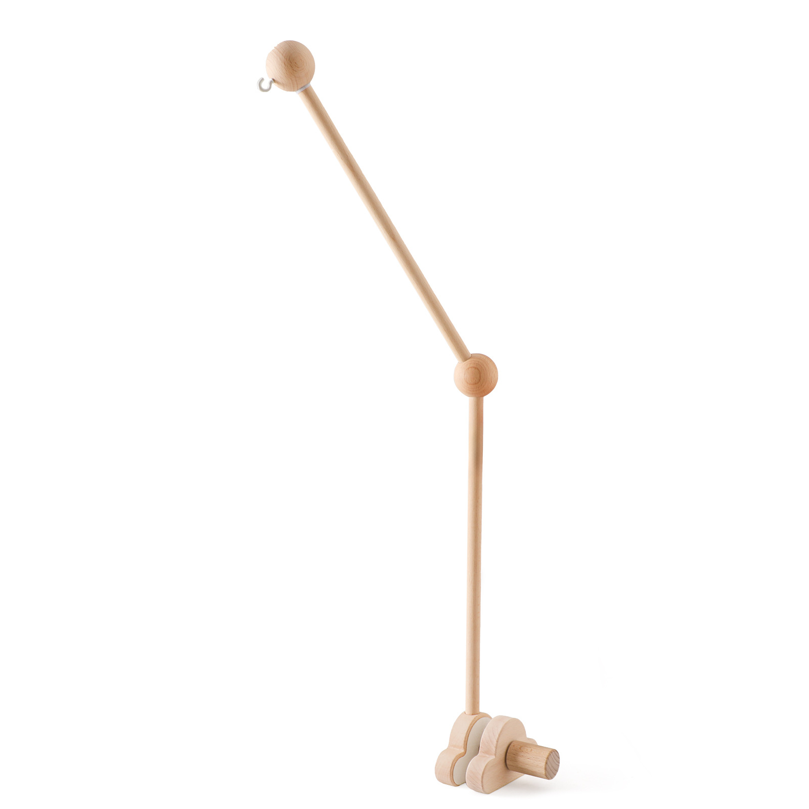 Picture of Amazon Simple Baby Bed Bell Wooden Bracket Mosquito Net Hanging Pole Bed Bell Accessories Newborn Comfort Bed Bell Bracket