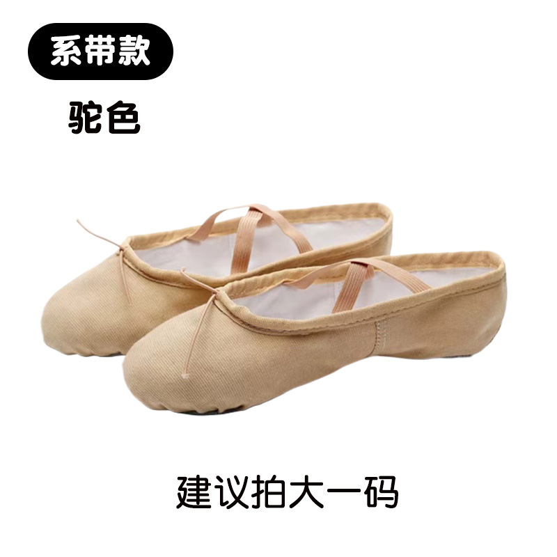 Picture of Dance Shoes Children's Women's Soft Sole Exercise Shoes Lace-up Free Dance Shoes Body Gymnastics Cat Claw Shoes Ballet Shoes Wholesale