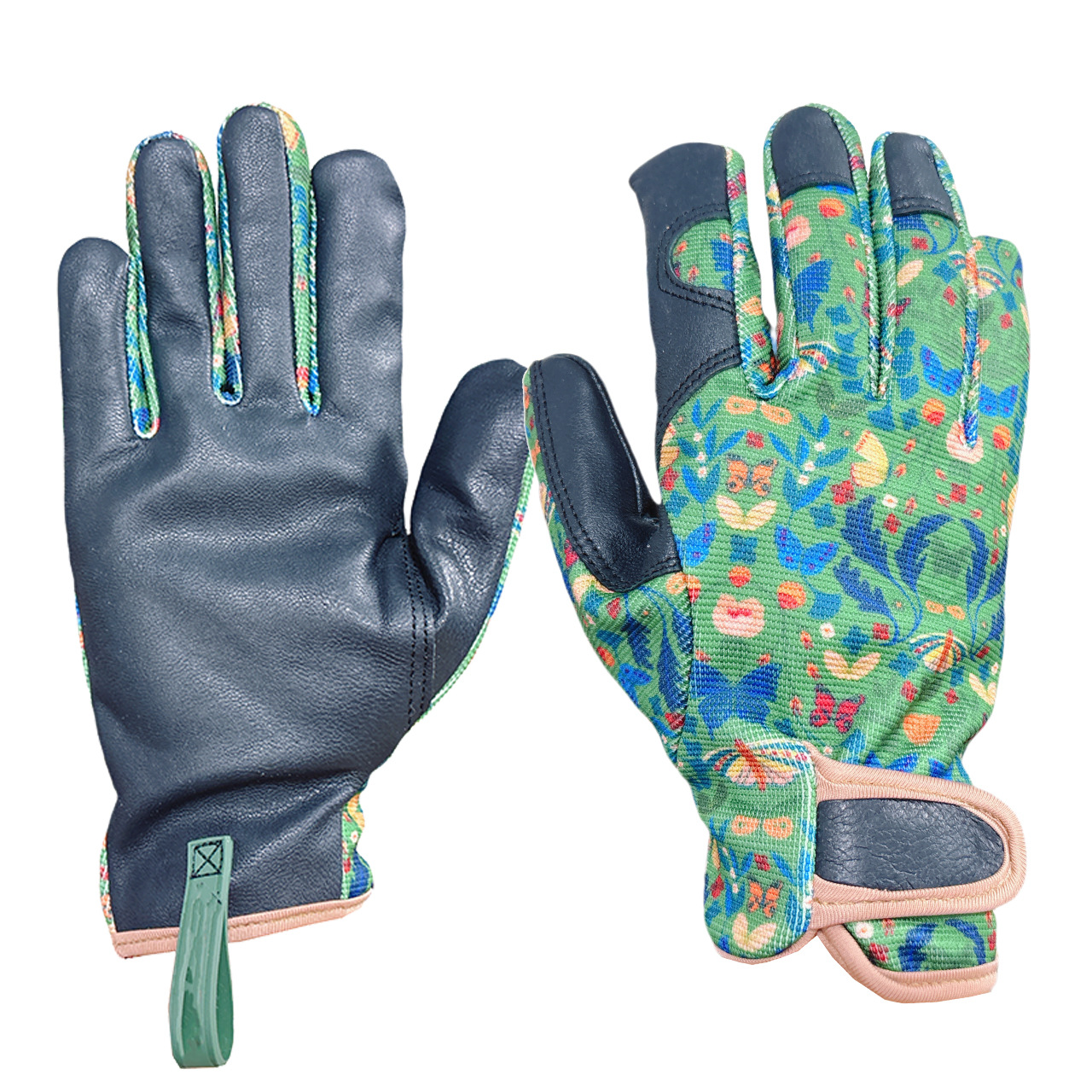 Fabric gardening gloves cross-border amazon temu hardware tools protective gloves anti-puncture anti-puncture hand gardening gloves