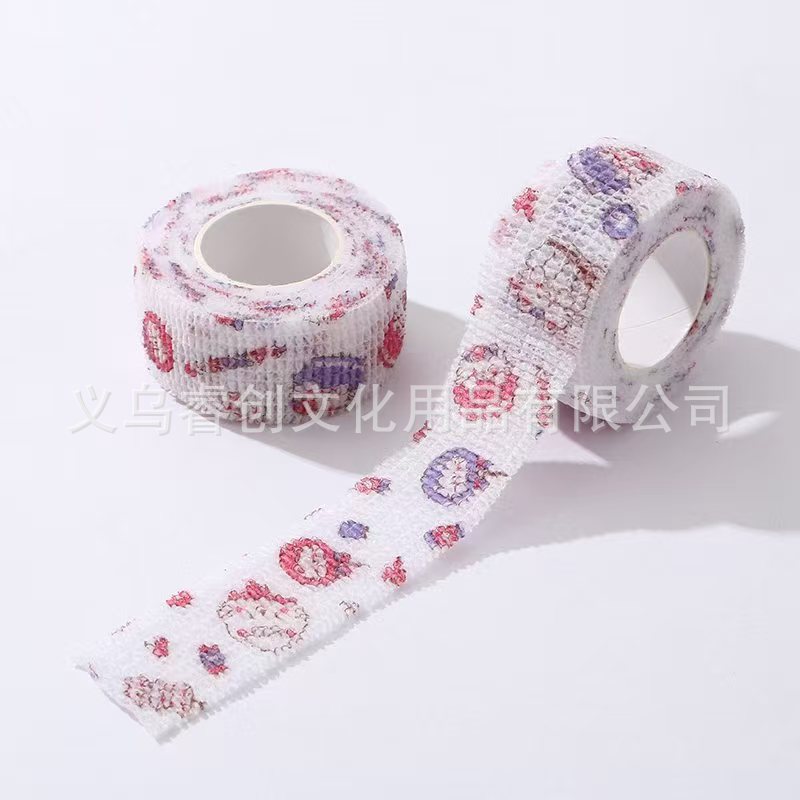 Picture of Cross-Border Bandage Anti-Wear and Anti-Cocoon Self-Adhesive Elastic Bandage Silent Bandage Finger Cot Student Writing Finger Protection Finger Bandage