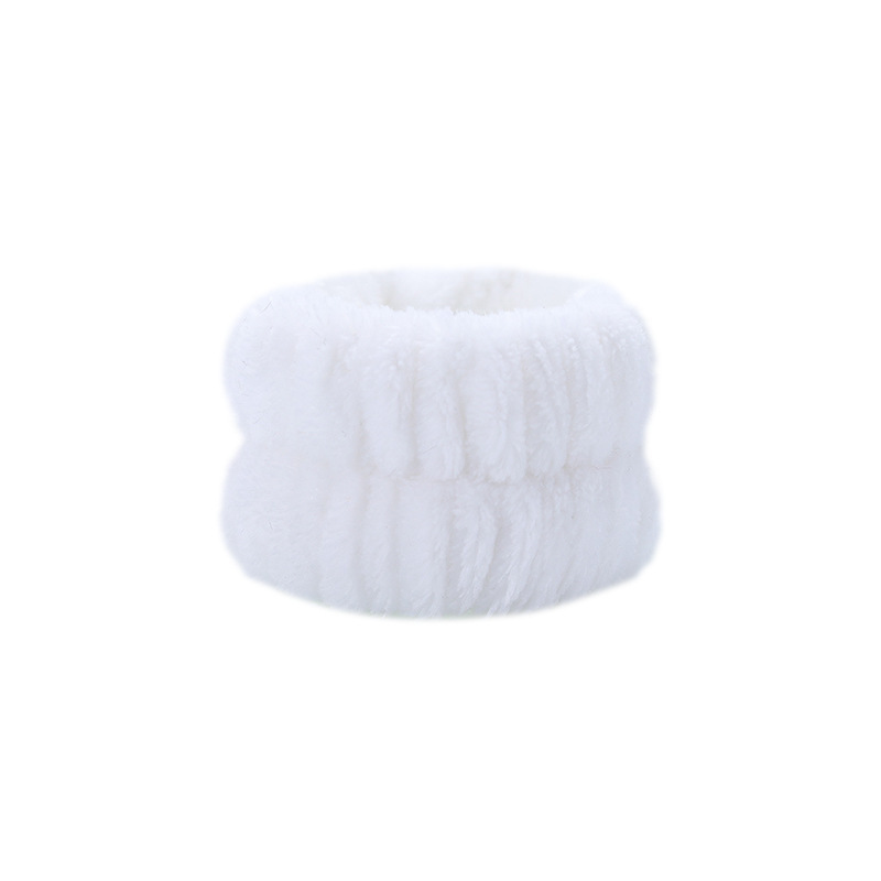 Picture of Cross-border plush face-washing wrist strap moisture-proof cuff women's waterproof wristband sports bracelet Europe and the United States solid color hair band wholesale
