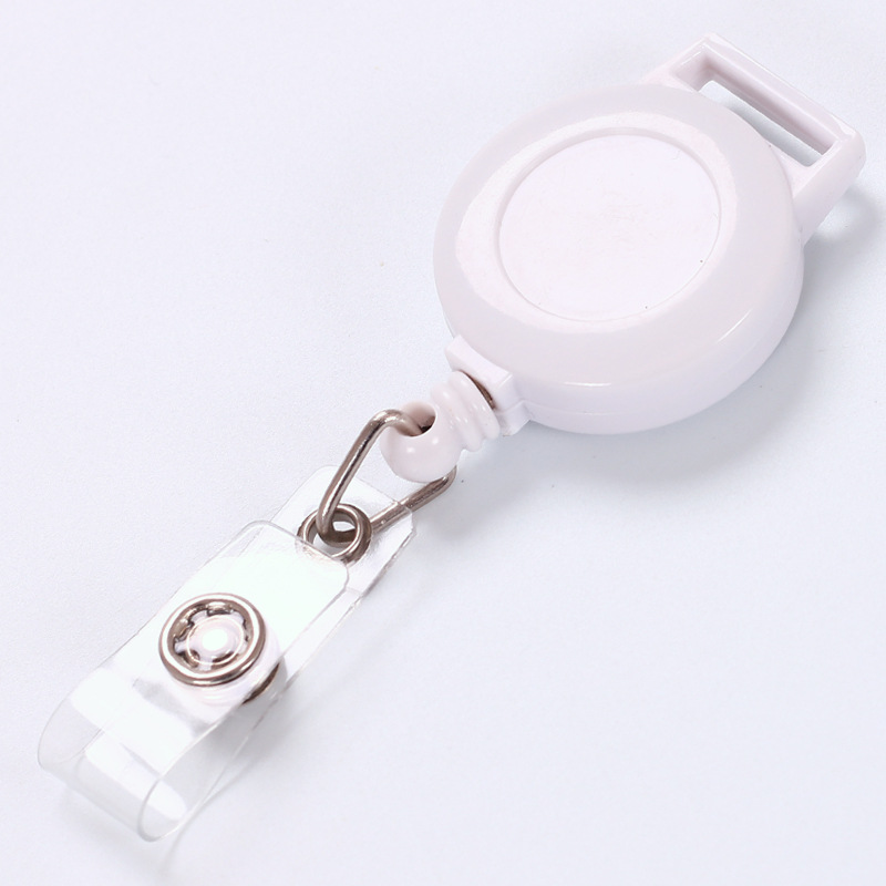 Picture of Autumn Rain 15mm Ribbon Square Ear Plastic Easy Pull Buckle Certificate Lanyard Easy Pull Breast Card Telescopic Buckle Telescopic Buckle