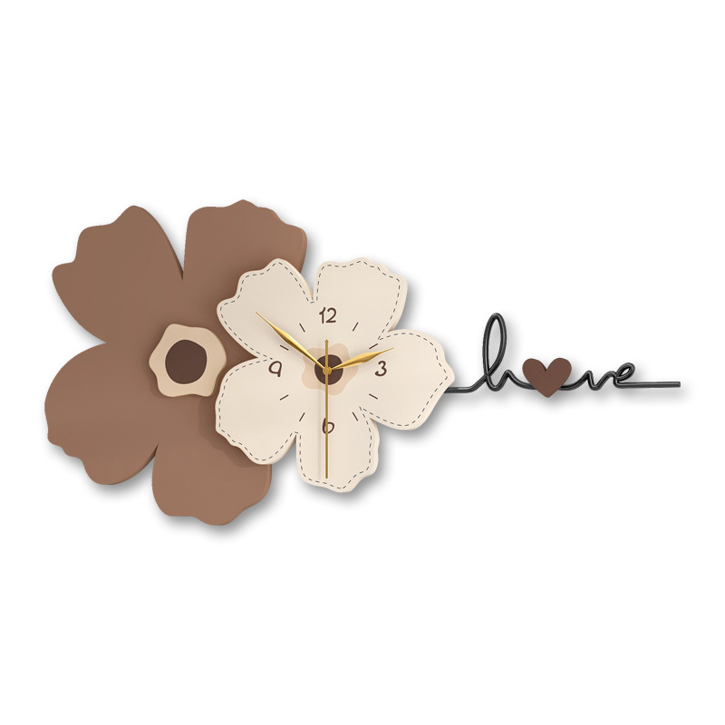 Picture of Internet Celebrity Fashion Creative Clock Home Restaurant Entrance Background Decoration Wall Clock Wall Hanging Modern Simple Clock Wall Hanging