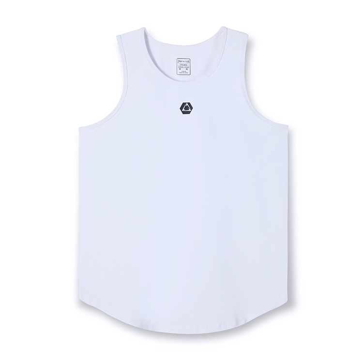 Picture of Summer Men's Running Training Sleeveless Quick-drying Clothes Sports Fitness Ice Silk Thin Loose Vest Top in stock Print