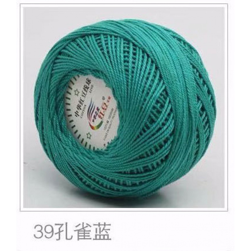 Picture of Red bean No. 3 lace cotton thread manufacturers wholesale and retail spring and summer hand-woven wool lace cotton diy