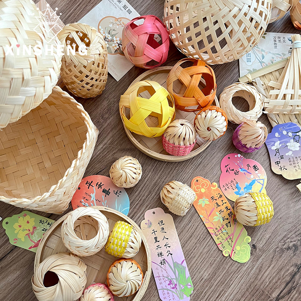 Core bamboo art set rattan accessories flower bouquet decorations gift packaging floral diy material wholesale
