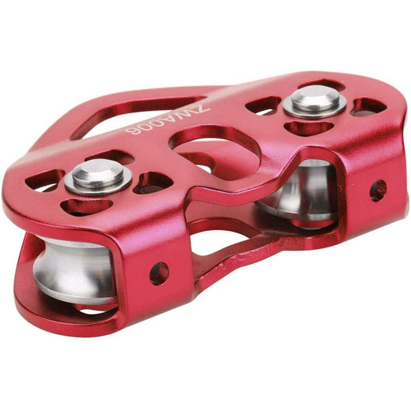 Picture of Cross-Border heart-shaped double pulley outdoor Mountaineering Rock climbing pulley set high-altitude transportation equipment love lifting rescue pulley