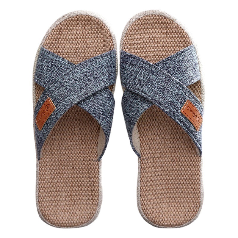 Pelvic Floor Shoes Summer Non-Slip Slip-On Slippers Export Linen Couple Spot Red Home Slippers Breathable