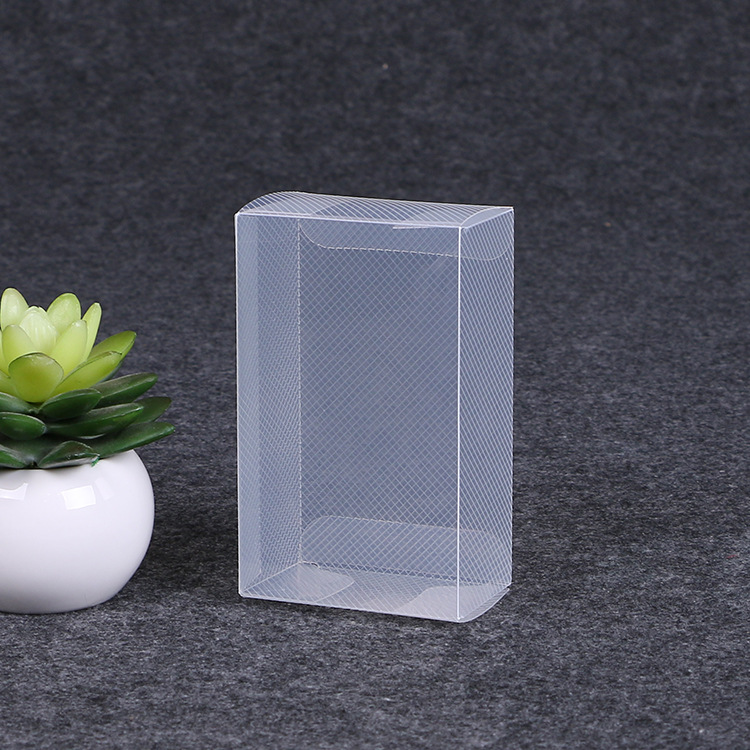Frosted twill pet packing box color printing plastic transparent pp box folding blister box wholesale