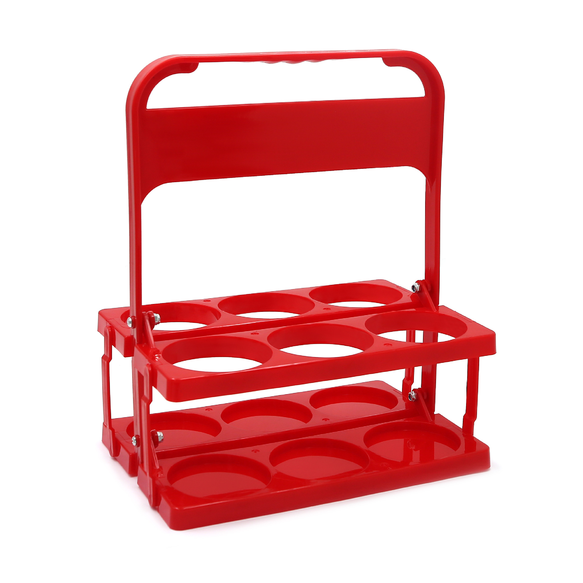 Picture of Foldable Plastic Beer Basket Beverage Beer Holder Sport Kettle Portable Holder Beer Rack